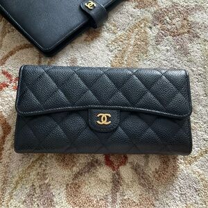 Chanel Leather Long Wallet